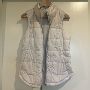 The North Face Women's Light Beige Puffer Vest